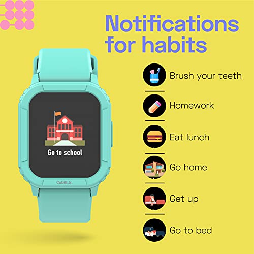 Cubitt Jr Smart Watch Fitness Tracker for Kids and Teens, with 24h Body Tempe...