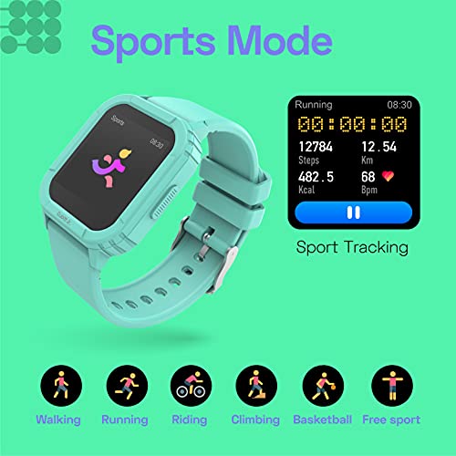 Cubitt Jr Smart Watch Fitness Tracker for Kids and Teens, with 24h Body Tempe...