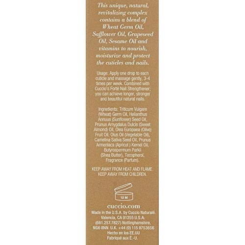 Cuccio Naturale Wheat Germ Cuticle Revitalizer Complex - Vitamin C-Infused Oi...