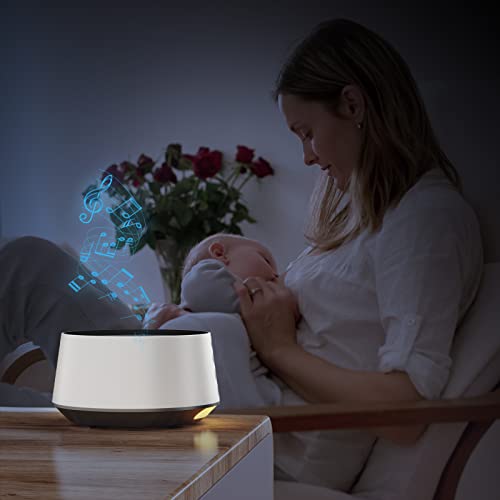CuoBrave White Noise Machine with Night Light, Sound Machine for Sleeping Bab...