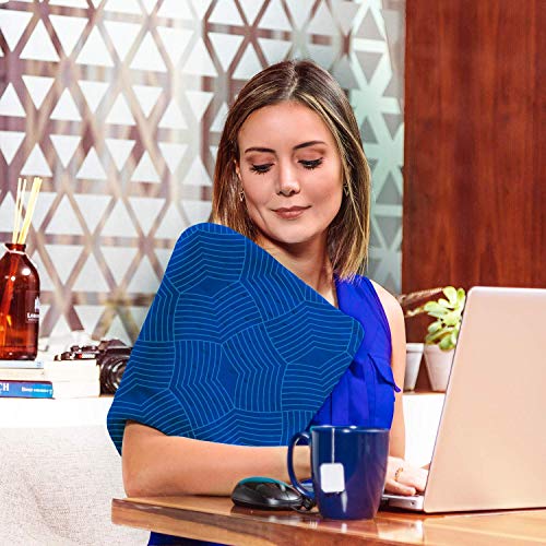 Cure Choice Large Electric Heating Pad for Back Pain Relief + Storage Pouch, ...