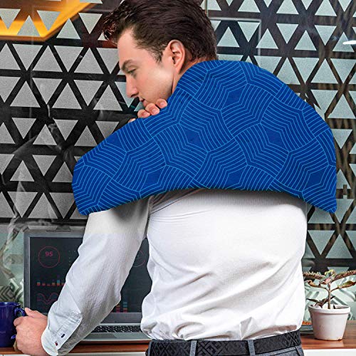 Cure Choice Large Electric Heating Pad for Back Pain Relief + Storage Pouch, ...