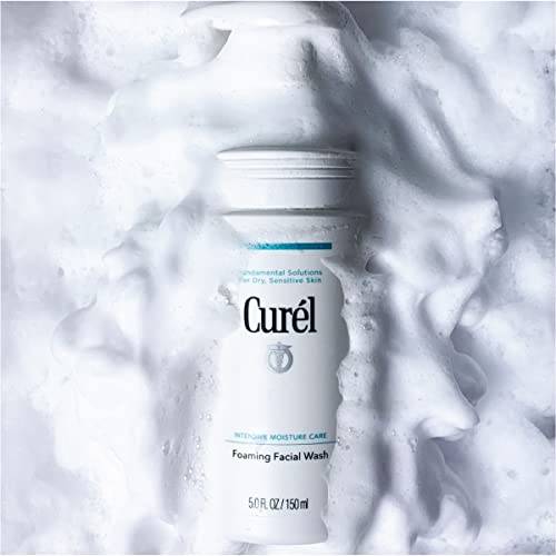 Curel Foaming Daily Face Wash for Sensitive Skin, Hydrating Facial Cleanser f...