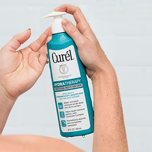 Curél Hydra Therapy In Shower Lotion, Wet Skin Moisturizer for Dry or Extra-d...
