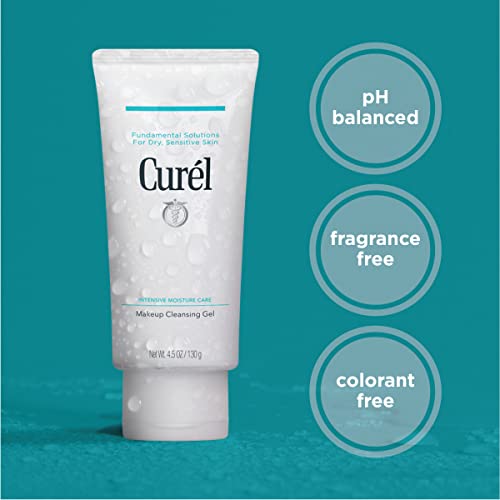 Curél Makeup Cleansing Gel, Waterproof Eye Makeup Remover and Gentle Facial C...