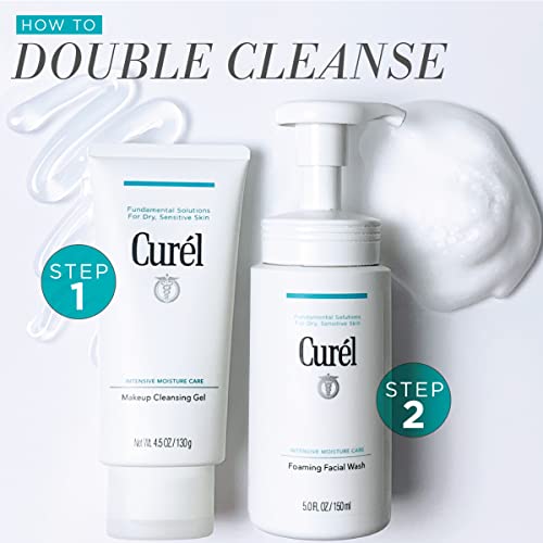 Curél Makeup Cleansing Gel, Waterproof Eye Makeup Remover and Gentle Facial C...