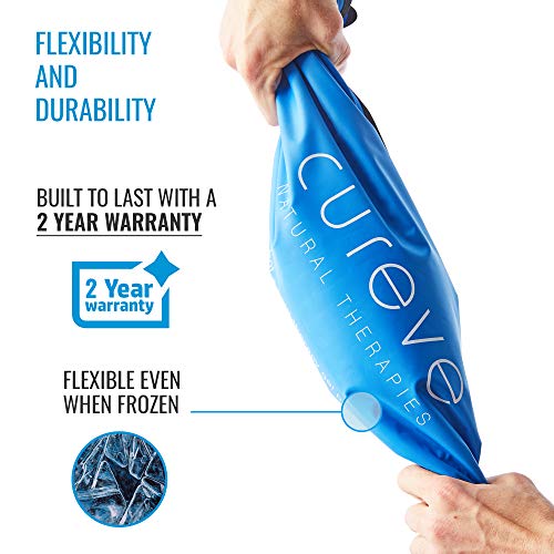 Extra Large Hot and Cold Therapy Gel Pack with Cover by Cureve (21" x 13") - ...