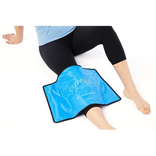 Extra Large Hot and Cold Therapy Gel Pack with Cover by Cureve (21" x 13") - ...