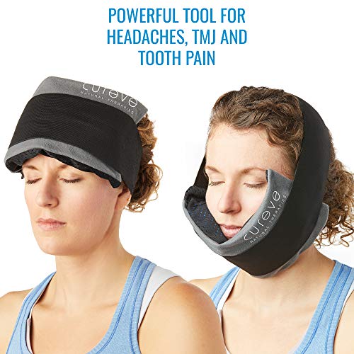 Hot and Cold Therapy Gel Pack Compress Two Pack Set with Wrap by Cureve - Reu...