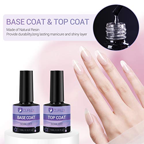 CURKEY 119 in 1 Acrylic Nail Kit Monomer Liquid Set - 36 Colors Glitter Acryl...