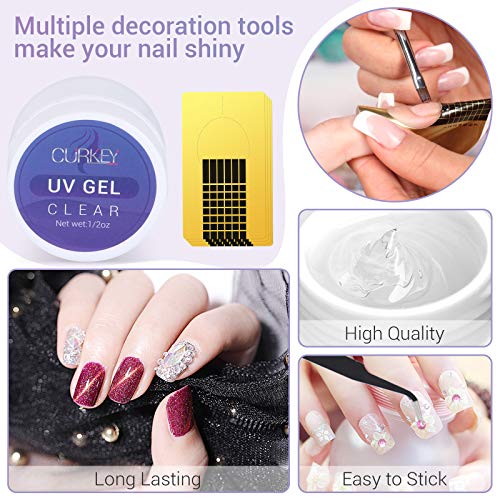 CURKEY 119 in 1 Acrylic Nail Kit Monomer Liquid Set - 36 Colors Glitter Acryl...