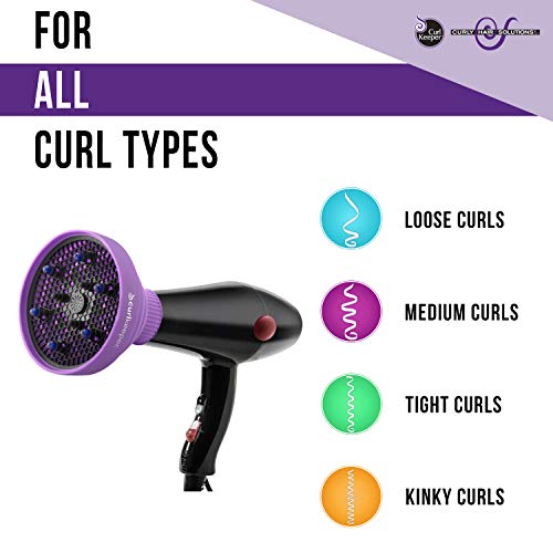 Curl Keeper Silicone Hair Dryer Diffuser for Curly Hair