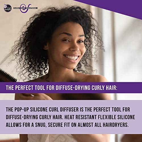 Curl Keeper Silicone Hair Dryer Diffuser for Curly Hair
