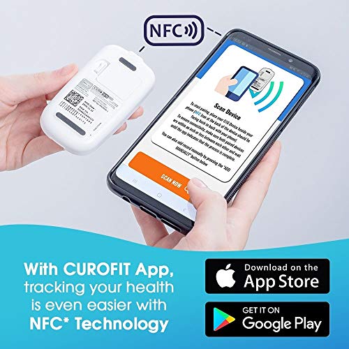 CURO G10 Glucose Home Test Kit : NFC Enabled Connect with CUROfit App on iOS ...