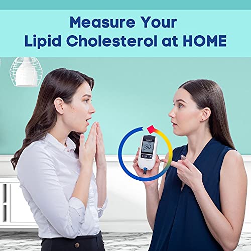CURO-L7 Professional Grade Blood Cholesterol Test Home KIT (All-in-One : Test...
