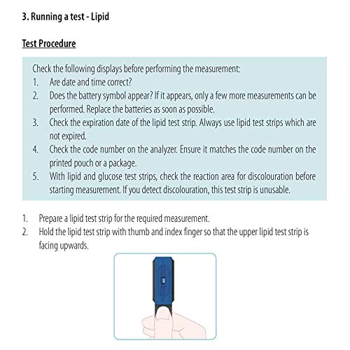 CUROfit : CURO L7 Cholesterol Multi Test Strips - Included 10 Strips (Device ...