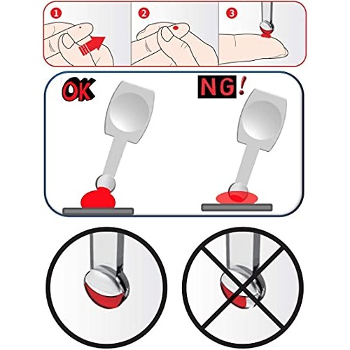 CUROfit Home Blood Cholesterol Test Kit - CURO L5 Digital Meter - (10 Total C...