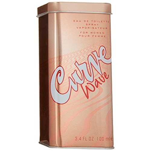 Women's Perfume by Curve, Curve Wave, Eau De Toilette Spray, 3.4 Fl Oz