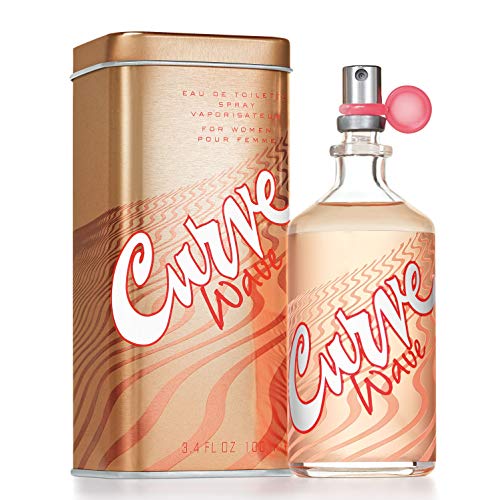 Women's Perfume by Curve, Curve Wave, Eau De Toilette Spray, 3.4 Fl Oz