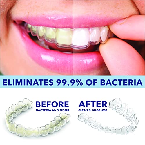 CUSTMBITE All Natural Dental Appliance Cleaner, Made in USA, Dentures, Retain...