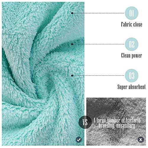 24 Count Premium Soft Makeup Remover Cloths - Microfiber Facial Cloths Fast D...