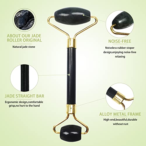 CUTELIILI Gua Sha Facial Tool,4pcs-Guasha Tool for Face Gua Sha Jade Stone, G...