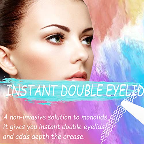 240 Pieces Waterproof Invisible Double Eyelid Stickers, Natural Fiber Sticky ...