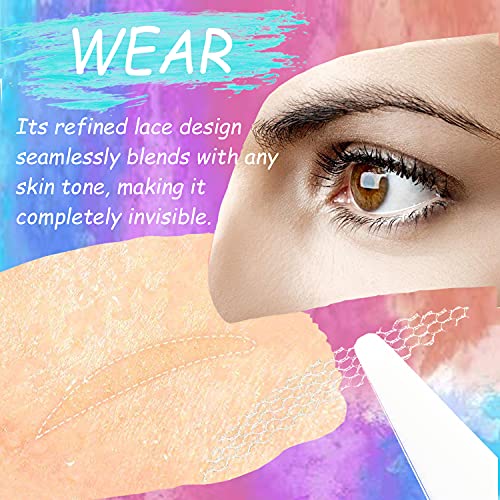 240 Pieces Waterproof Invisible Double Eyelid Stickers, Natural Fiber Sticky ...