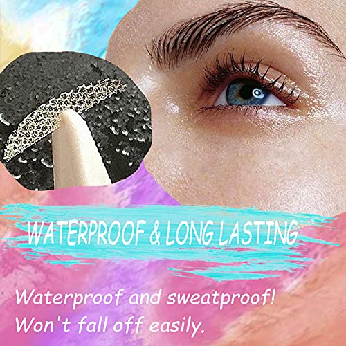 240 Pieces Waterproof Invisible Double Eyelid Stickers, Natural Fiber Sticky ...