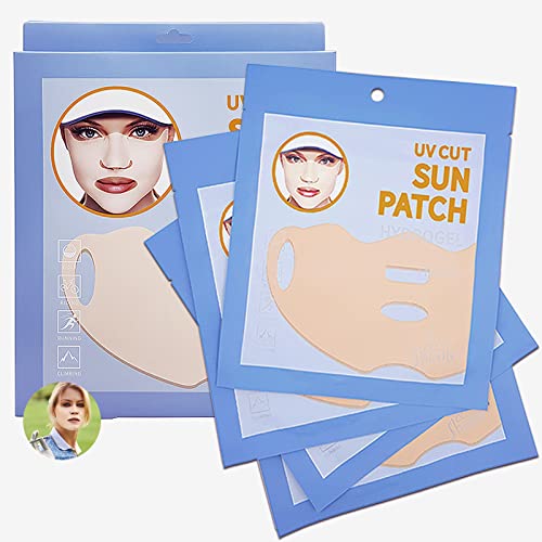 SHIONLE Sun Protection Under Face Mask Area Cooling Patch with Earloops for G...