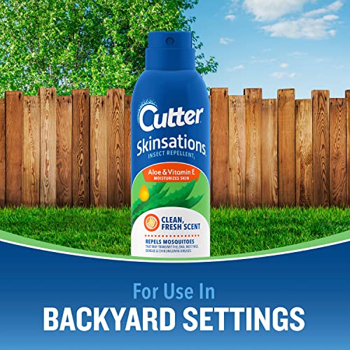 Cutter Skinsations Insect Repellent3 Aerosol, 6-Ounce