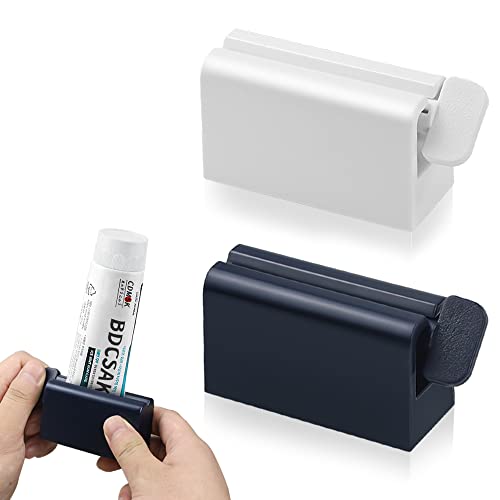 Toothpaste Squeezer, 2 Pack Rolling Tube Toothpaste Squeezer – Greatly Reduce...