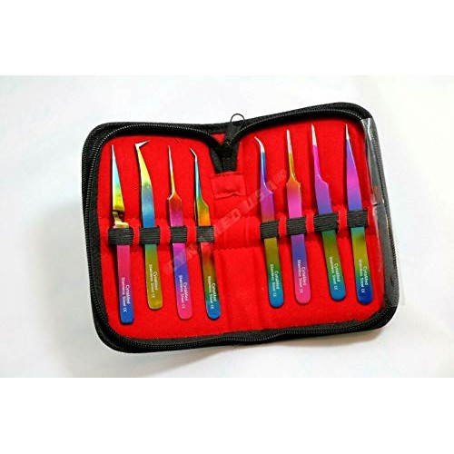 Cynamed -Set of 8 pcs High Precision Multi Rainbow Color German Stainless Ste...