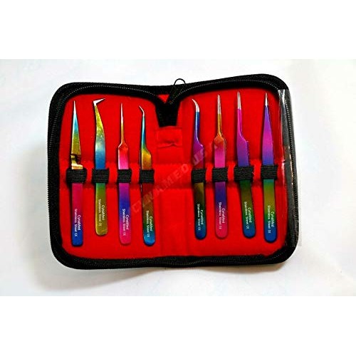 Cynamed -Set of 8 pcs High Precision Multi Rainbow Color German Stainless Ste...