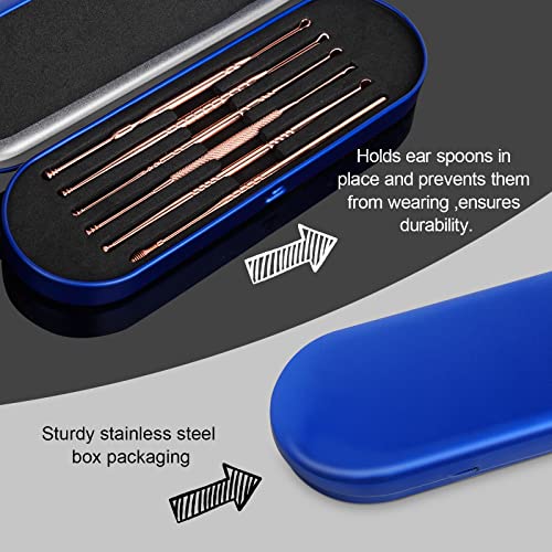 CYSNATU Ear Wax Removal Kit, Ear Pick, Ear Cleaning Tool Set Stainless Steel ...