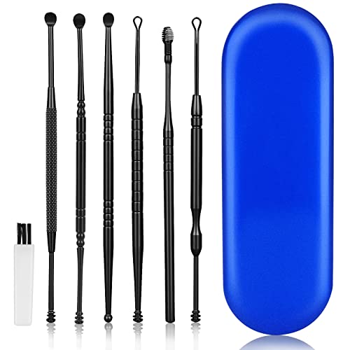 CYSNATU Ear Wax Removal Kit, Ear Pick, Ear Cleaning Tool Set Stainless Steel ...