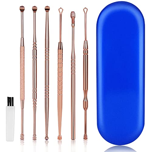 CYSNATU Ear Wax Removal Kit, Ear Pick, Ear Cleaning Tool Set Stainless Steel ...