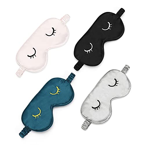 Eye Mask for Sleeping Silk Sleep Masks Super Smooth & Soft Eye Cover for Trav...