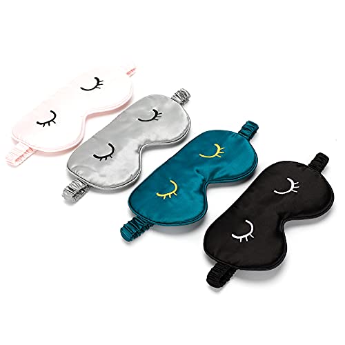 Eye Mask for Sleeping Silk Sleep Masks Super Smooth & Soft Eye Cover for Trav...