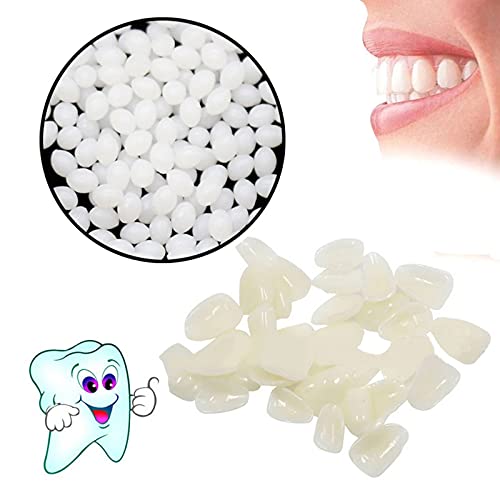 CZsy Temporary Tooth Repair Kit,50g Filling Tooth Beads and 60pcs for Fix The...