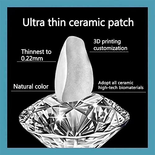 CZsy Temporary Tooth Repair kit, Teeth Veneers for Fix The Missing Tooth Teac...