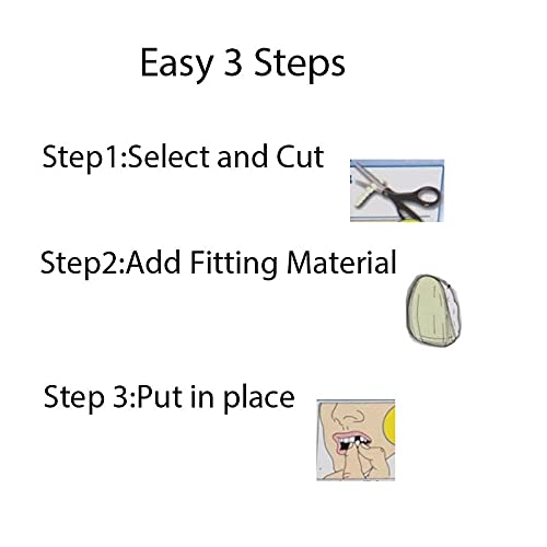 CZsy Temporary Tooth Repair kit, Teeth Veneers for Fix The Missing Tooth Teac...