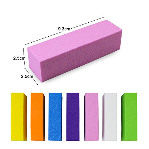 CZWESTC 28 Pcs Nail Buffer Block, 4 Way Nail Files Sanding Buffing Blocks, Na...