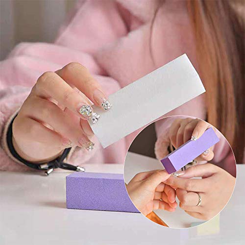 CZWESTC 28 Pcs Nail Buffer Block, 4 Way Nail Files Sanding Buffing Blocks, Na...