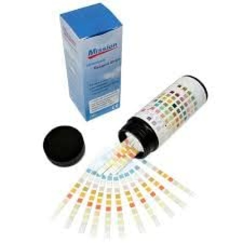 Urine Test Strips Mission 10 Parameter Urinalysis - Pack of 100 Strips