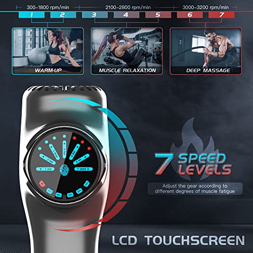 Massage Gun Deep Tissue Percussion Muscle Massage Gun for Athletes,Super Quie...