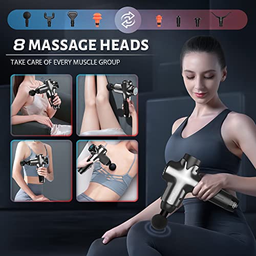 Massage Gun Deep Tissue Percussion Muscle Massage Gun for Athletes,Super Quie...