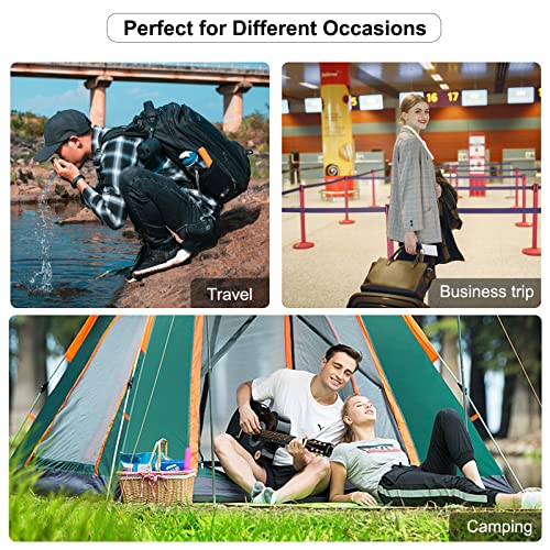 Dadop Toothbrush Case, 6Pcs Plastic Travel Toothbrush Holder, Portable Travel...