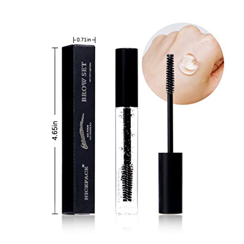 DAGEDA Clear Eyebrow Setting Gel, 2 Pack Brow Fix Gel, Waterproof And Sweat-P...