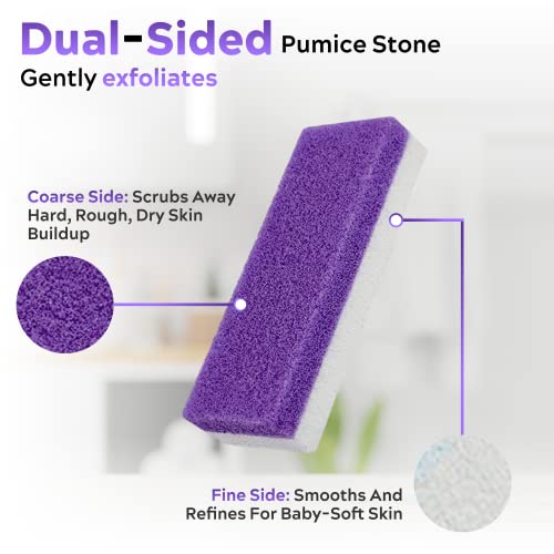 DAILY REMEDY Foot Callus Remover Set - Includes 1 Stainless rasp Foot File, 4...